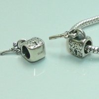(image for) Charm 925 Silver - Lock & Key
