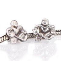 (image for) Charm 925 Silver - Hockey