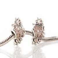 (image for) Charm 925 CZ Stone - Sea Horse Beige