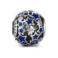 (image for) Charm 925 - Starry Sky Pandora-Style Charm in Blue Enamel