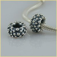 (image for) Charm 925 Silver - Raised Dot
