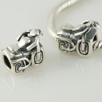 (image for) Charm 925 - Silver - Motorcycle