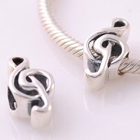 (image for) Charm 925 Silver - Music note