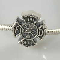 (image for) Charm 925 Theme Bead - Fire Dept