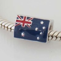 (image for) Charm 925 - Enamel Flag - Australian