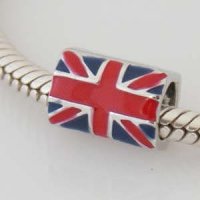 (image for) Charm 925 Enamel Flag - Great Britain