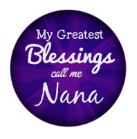 (image for) Snap Glass Jewelry - My Greatest Blessing call me Nana