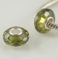 (image for) 925 Zircon Beads - Khaki