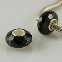 (image for) 925 Zircon Beads - Black