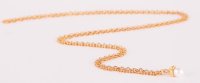 (image for) 925 Sterling Lariat - Gold Overlay & Pearl -
