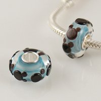 (image for) 925 Glass Beads Mouse in Blue