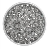 (image for) Snap Jewelry Crystal - Solid Gray
