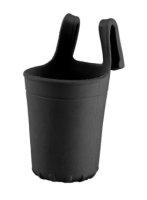 (image for) Black Beach Bag Cup & Yeti Holder Accessory compatible Bevy Boggs, Simply Southern & Our Brand