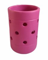 (image for) Rose Beach Bag Can & Water Bottle Holder Koozie Accessory compatible Boggs, Simply Southern & Our Brand