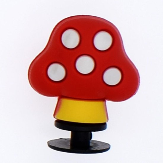 (image for) 3D Mushroom Jibbitz Style Charm for Crocs Bracelets Kids Adults - Click Image to Close