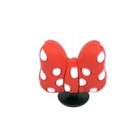 (image for) 3D Minnie Mouse Red Bow Jibbitz Style Charm for Crocs Bracelets