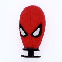 (image for) 3D Spider-Man Jibbitz Style Charm for Crocs Bracelets Kids Adult