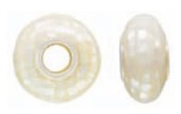 (image for) Charm 925 Abalone Shell - White Mosaic MOP