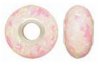 (image for) 925 Opal Created Bead - Pink Mosaic