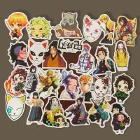 (image for) Demon Slayer Stickers Magna Anime Skateboad Decal Sticker 50 pcs