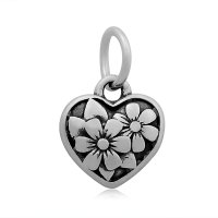 (image for) Small 11*17mm Stainless Steel Charm - HEART