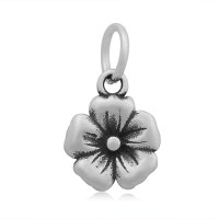 (image for) Small 11*20mm Stainless Steel Charm - BLOSSOM