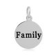 (image for) 15*23mm Small Stainless Steel Charm - Round Family