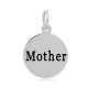 (image for) 16*23mm Small Stainless Steel Charm - Mother Round