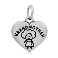 (image for) A&A Add A Charms Stainless - Grandmother Heart