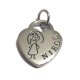 (image for) A&A Add A Charms Stainless - Niece Heart