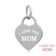 (image for) A&A Add A Charms Stainless - I Love You Mom Heart