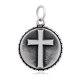 (image for) 19*29mm Medium Stainless Steel Charm - Cross