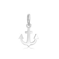 (image for) 12*19mm Small Stainless Steel Charm - Anchor