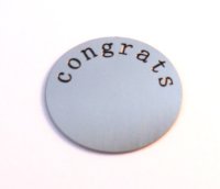 (image for) Memory Locket Plates Congrats