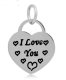 (image for) A&A Add A Charms Stainless - I Love You Heart