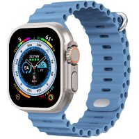 (image for) Blue Apple Ocean Silicone Bands 38mm 40mm 41mm