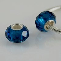 (image for) 925 Crystal Beads - Sapphire