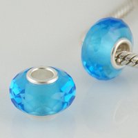 (image for) 925 Zircon Beads - Aquamarine - Blue