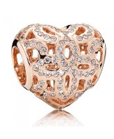(image for) Charm 925 - Rose Gold Love and Appreciation