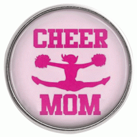 (image for) Snap Glass Jewelry - Sports Cheer Mom