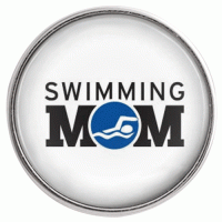(image for) Snap Glass Jewelry - Sports Swimming Mom