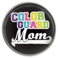 (image for) Snap Glass Jewelry - School Color Guard Mom