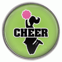 (image for) Snap Glass Jewelry - Sports Cheer Cheer-leading