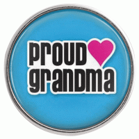 (image for) Snap Glass Jewelry - Proud Grandma