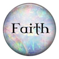 (image for) Snap Jewelry Enamel Ceramic - Faith multi-color