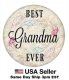 (image for) Snap Jewelry Enamel Ceramic Best Grandma Ever fits Ginger Snaps