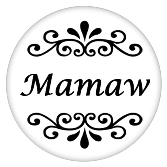 (image for) Snap Jewelry Enamel Ceramic - Mamaw - Click Image to Close