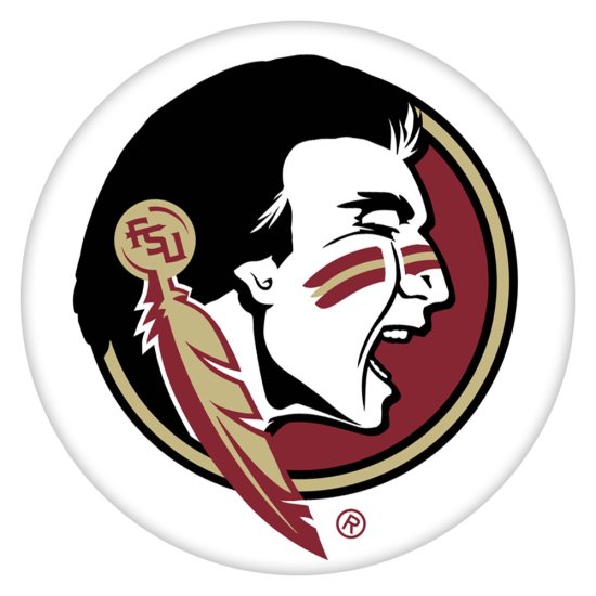 (image for) Snap Jewelry Enamel Ceramic - Sports College FSU - Click Image to Close