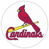 (image for) Snap Jewelry Enamel Ceramic - Sports Team Baseball Cardinals