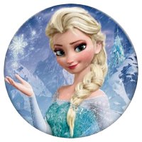(image for) Snap Jewelry Enamel Ceramic Frozen Elsa Cartoon Movie Character